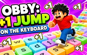 Play Obby: +1 Jump on the Keyboard now!