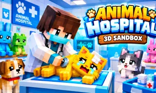 Animal Hospital 3D Sandbox - free online game