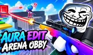 Aura Edit Arena Obby - free online game