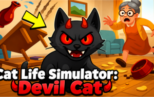 Play Cat Life Simulator: Devil Cat now!
