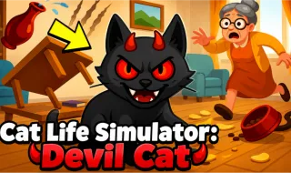 Cat Life Simulator: Devil Cat - free online game