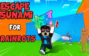 Play Escape Tsunami For Brainrots! now!