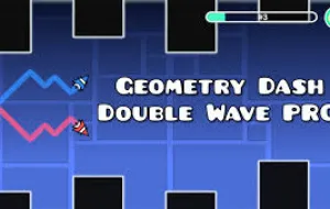 Play Geometry Dash: Double Wave PRO now!