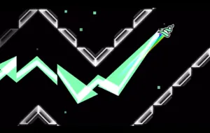Play Geometry Dash: Glitch Wave now!