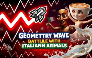 Play Geometry Wave: Battle with Italian Animals now!
