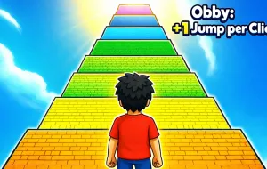 Play Obby: +1 Jump per Click now!