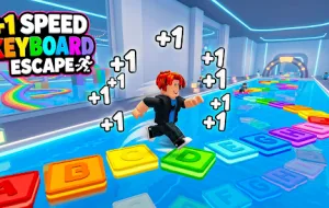 Play Obby: +1 Keyboard Speed Escape now!