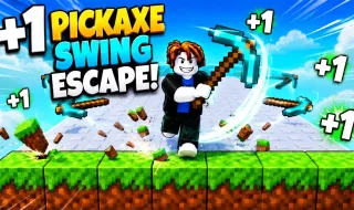 Obby: +1 Pickaxe Swing Escape - free online game