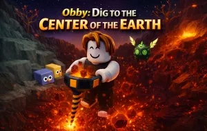 Play Obby: Dig to the Center of the Earth now!