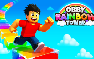 Play Obby Rainbow Tower now!
