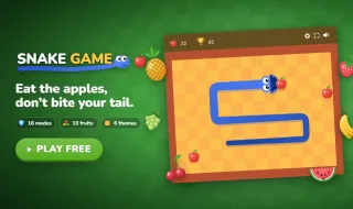 Snake Game - free online game